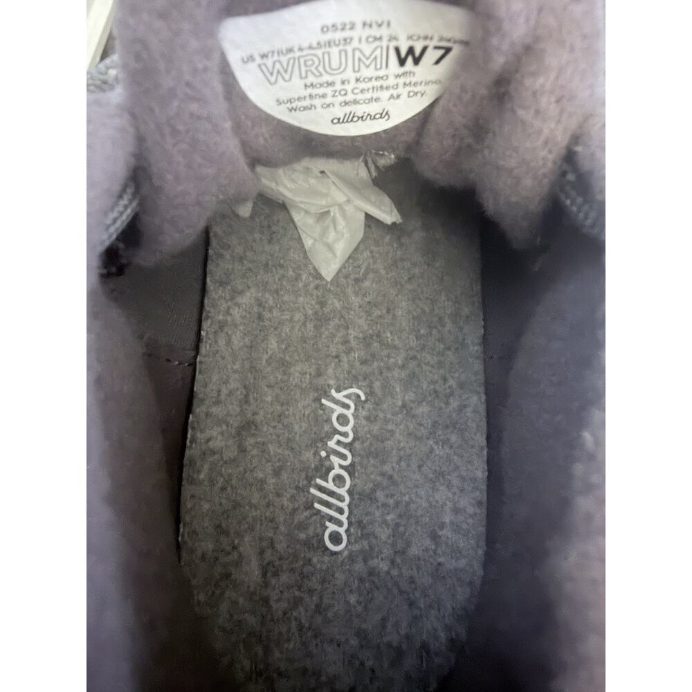 Allbirds Wool Runners Women's Size 7 Athletic Walking Shoes Gray/White New - Picture 7 of 10